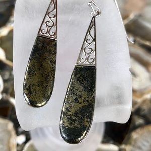 Pangea Mines Pyrite (Apache Gold) Earrings